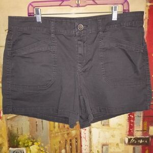 UNIONBAY Women's Dark Gray Cargo Shorts